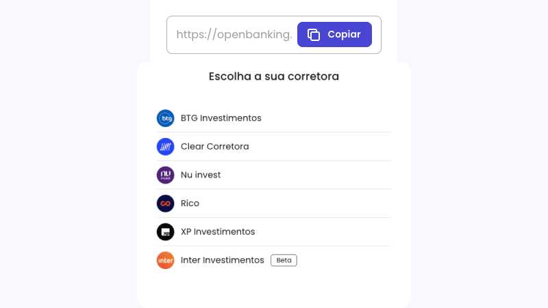 Conexão via Open Finance